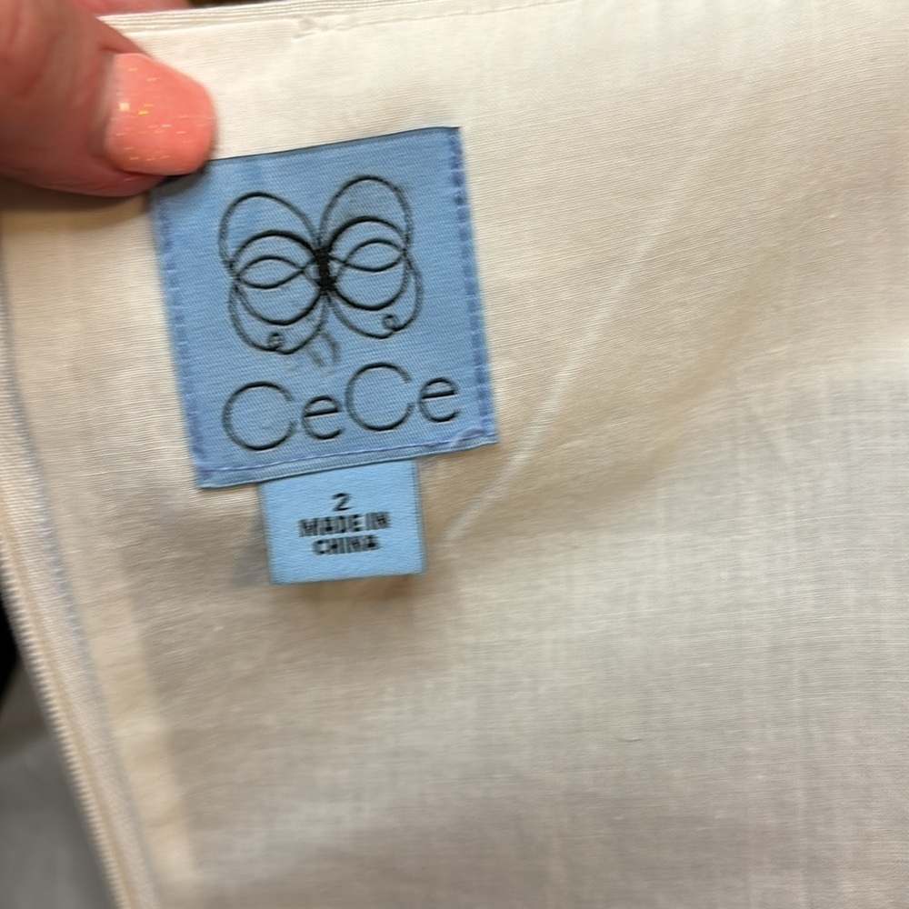 CeCe spaghetti strap, linen dress, beautiful - Picture 5 of 5